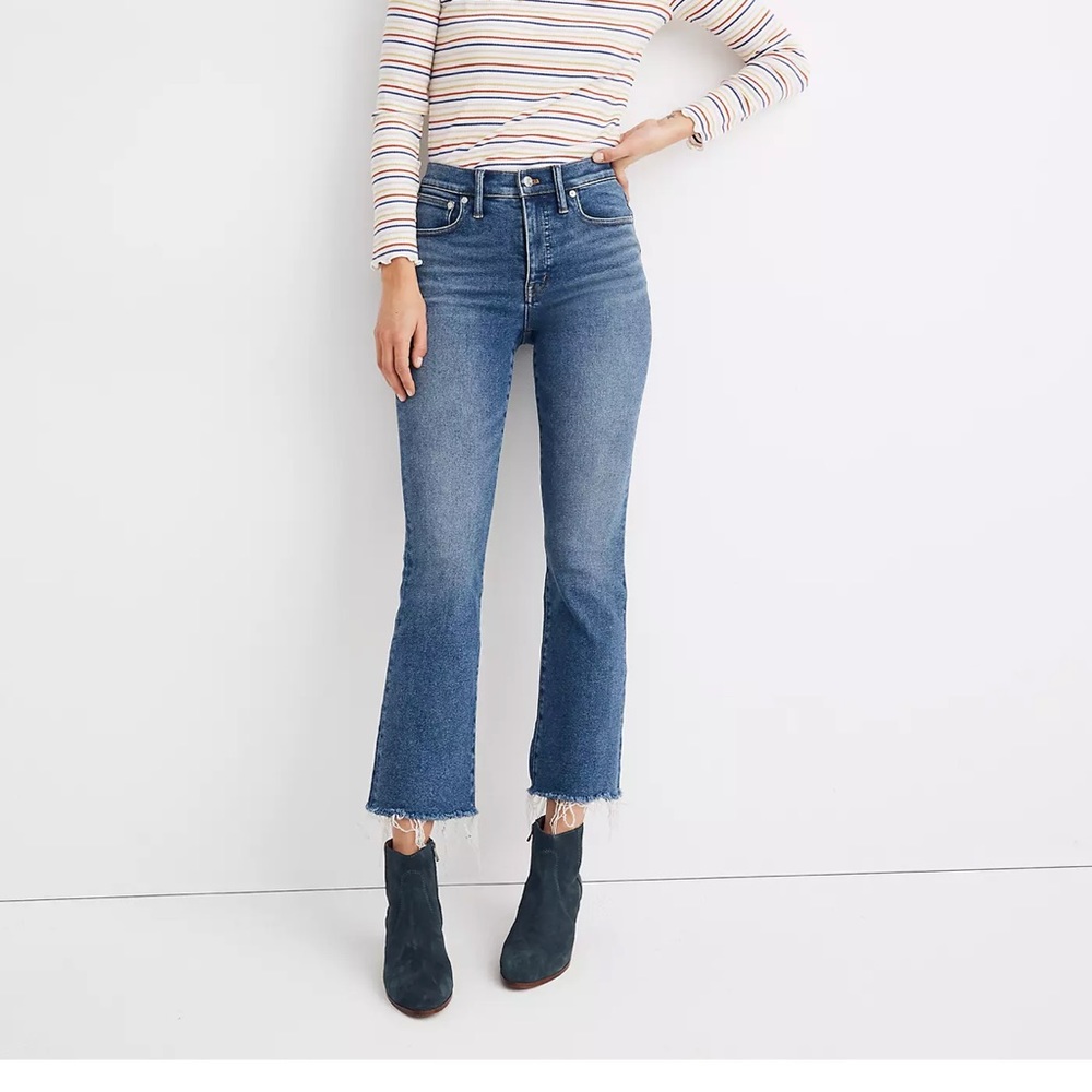Madewell Cali Demi-Boot Jeans in Fleetwood Wash